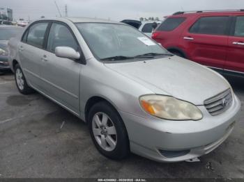  Salvage Toyota Corolla
