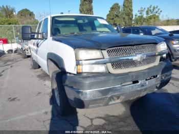  Salvage Chevrolet Silverado 2500