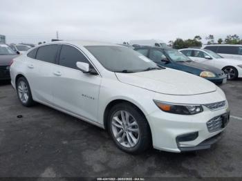  Salvage Chevrolet Malibu