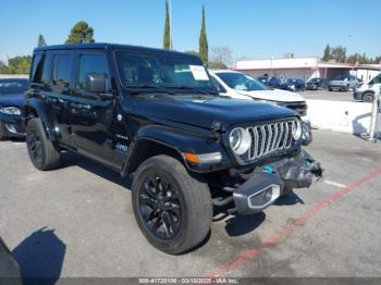  Salvage Jeep Wrangler