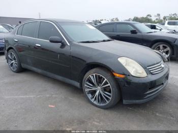  Salvage INFINITI G35