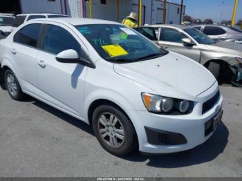  Salvage Chevrolet Sonic