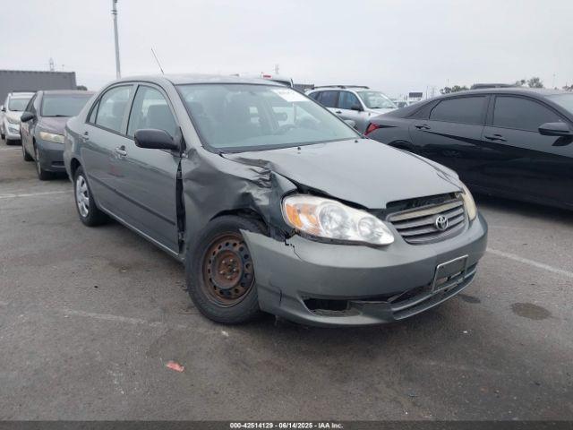  Salvage Toyota Corolla