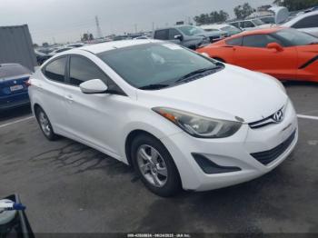  Salvage Hyundai ELANTRA
