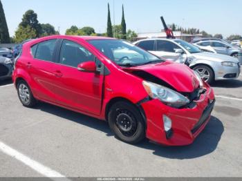  Salvage Toyota Prius c