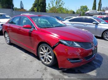  Salvage Lincoln MKZ