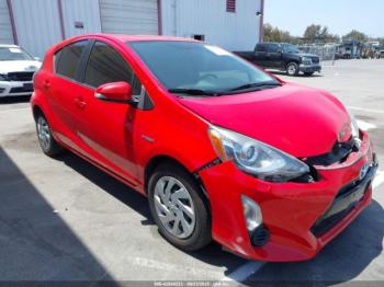  Salvage Toyota Prius c