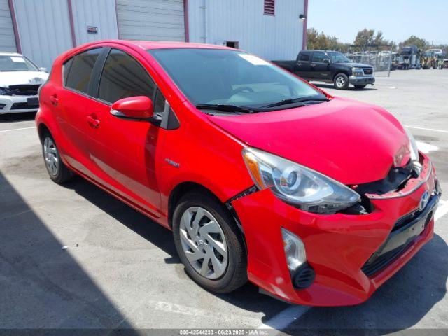  Salvage Toyota Prius c