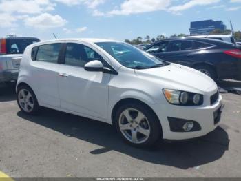  Salvage Chevrolet Sonic