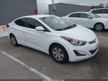  Salvage Hyundai ELANTRA