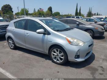  Salvage Toyota Prius c