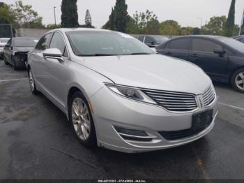  Salvage Lincoln MKZ Hybrid