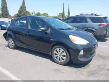  Salvage Toyota Prius c