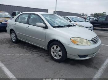  Salvage Toyota Corolla