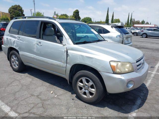  Salvage Toyota Highlander