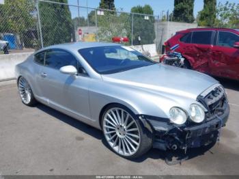  Salvage Bentley Continental Gt