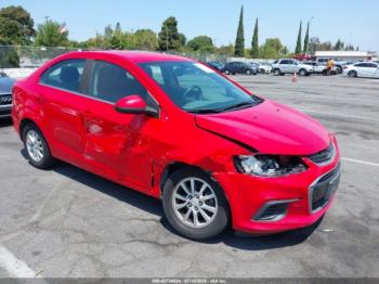  Salvage Chevrolet Sonic
