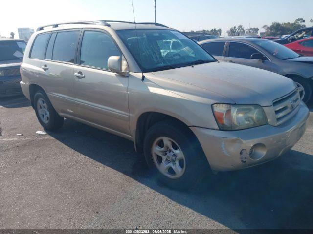  Salvage Toyota Highlander