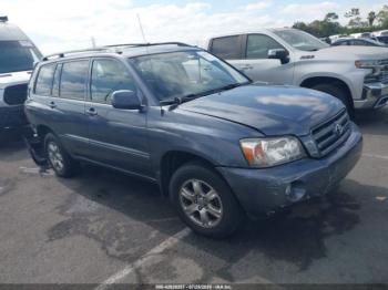  Salvage Toyota Highlander