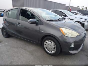  Salvage Toyota Prius c