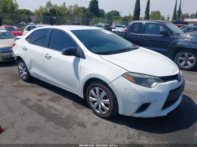  Salvage Toyota Corolla
