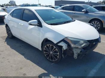  Salvage Toyota Corolla