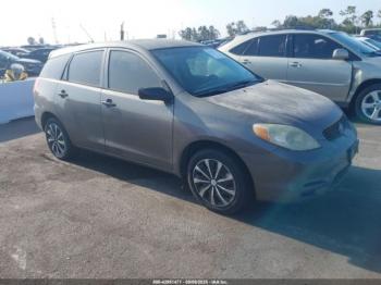  Salvage Toyota Matrix