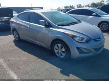  Salvage Hyundai ELANTRA