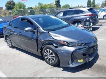  Salvage Toyota Prius Prime