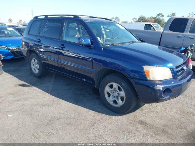  Salvage Toyota Highlander