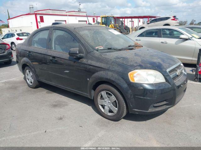  Salvage Chevrolet Aveo