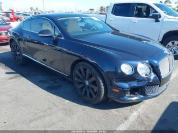  Salvage Bentley Continental Gt