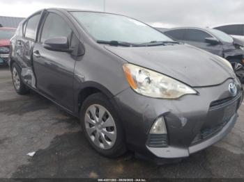  Salvage Toyota Prius c