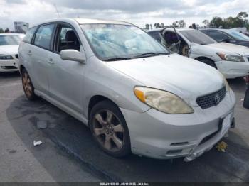  Salvage Toyota Matrix