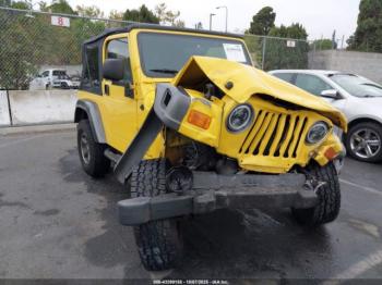  Salvage Jeep Wrangler