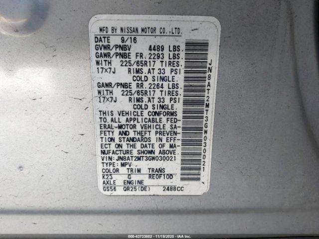 Nissan Rogue S Image 12