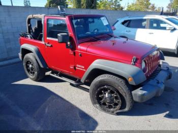  Salvage Jeep Wrangler