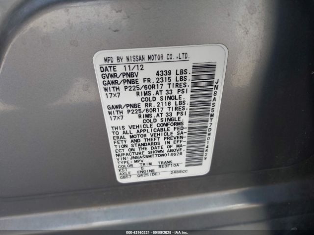 Nissan Rogue Sv Image 10