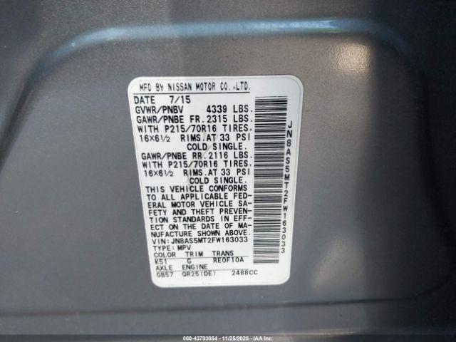 Nissan Rogue S Image 16