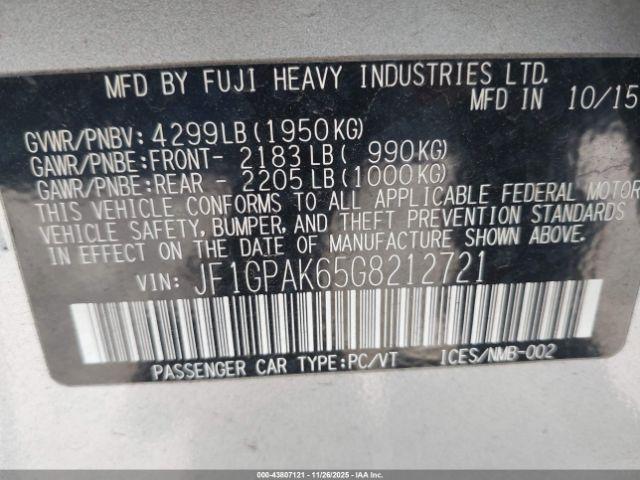 Subaru Impreza 2.0i Limited Image 11