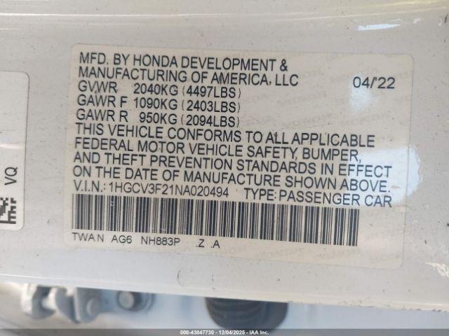 Honda Accord Hybrid Sport Image 12