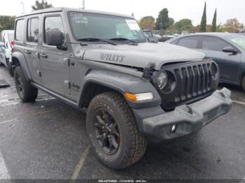  Salvage Jeep Wrangler