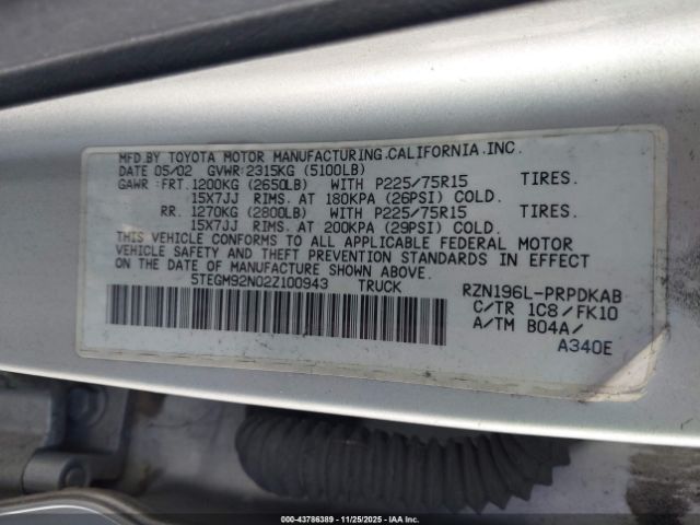 Toyota Tacoma Prerunner Image 11