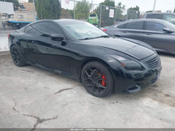  Salvage INFINITI G37