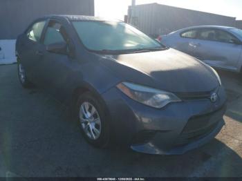  Salvage Toyota Corolla