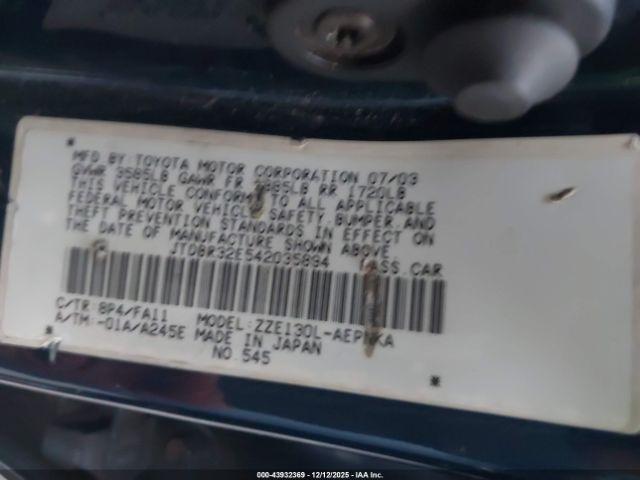 Toyota Corolla Le Image 4