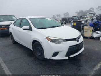  Salvage Toyota Corolla