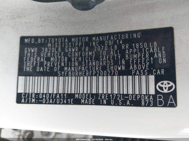 Toyota Corolla L Image 16