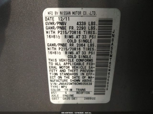 Nissan Rogue S Image 10