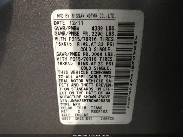 Nissan Rogue S Image 10